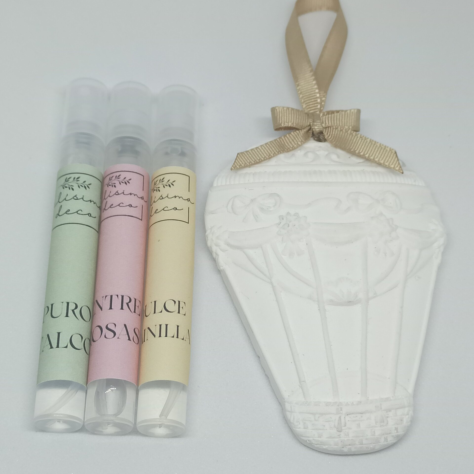 MEDALLÓN PERFUMADO GLOBO (PACK DE 3 + SPRAY PERFUME 5 ml) - 3