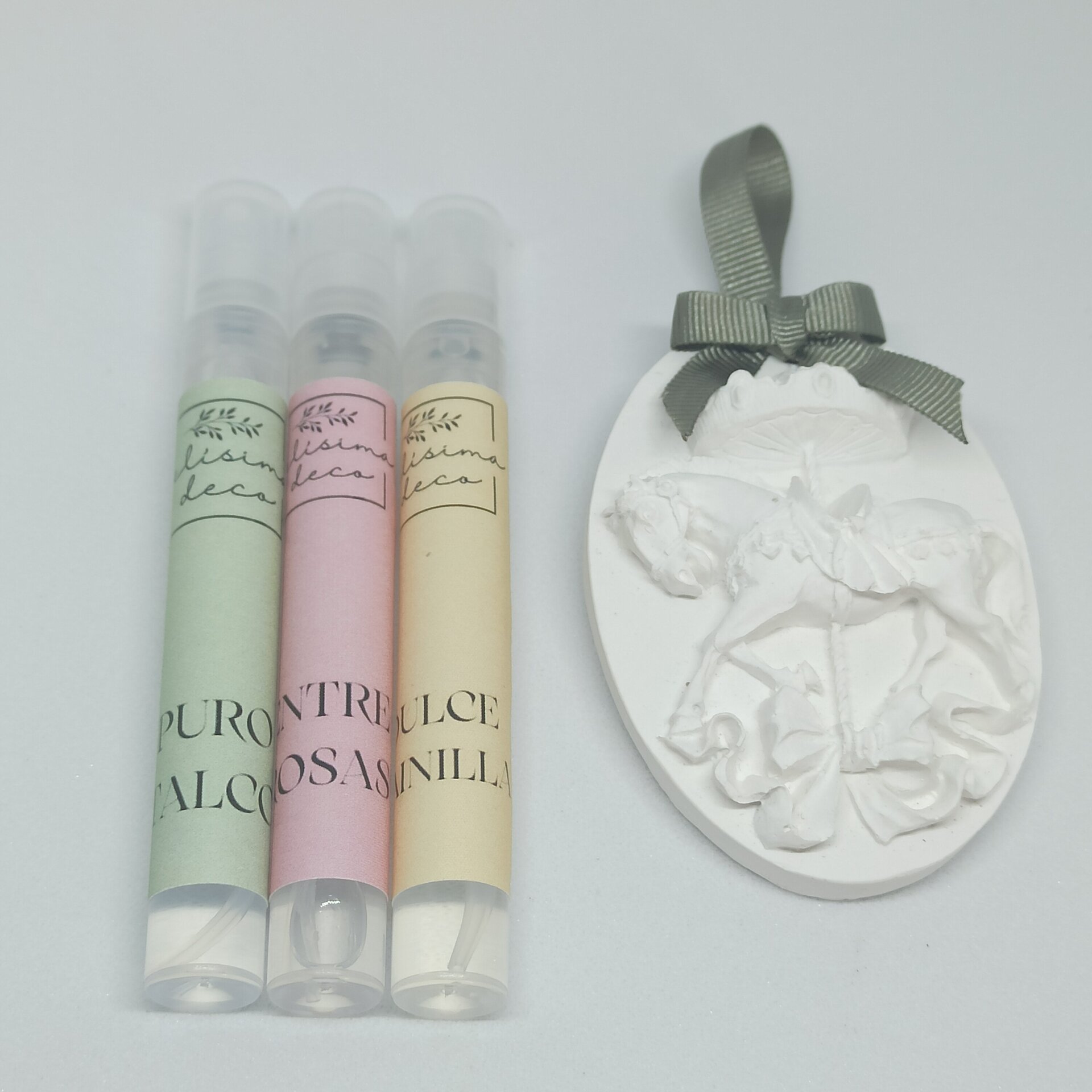 MEDALLÓN PERFUMADO TIOVIVO (PACK DE 3 + SPRAY PERFUME 5 ml) - 2